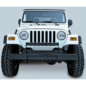 Jeep Wrangler Brush Guard - Rugged Ridge - Gloss Black - `97-`06